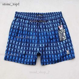 Psyco Bunny Shorts 2024 Nieuwe herenmode strandbroek Skull Rabbit Psychological Bunny Surfshorts Sneldrogend Europese en Amerikaanse stijl Psyco Bunny Shirt 1:1 464