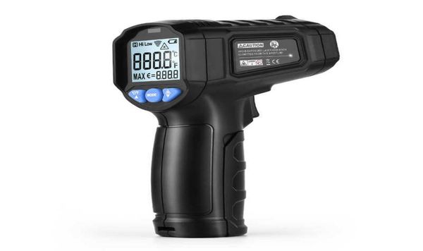 Thermomètre numérique sans contact PT380 infrarouge 50380 IR Laser compteur de température pyromètre données professionnelles conservation utilisation industrielle 212155392