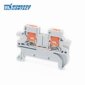 PTV-2.5 Bloque de entrada de entrada del lado Conector de 2.5 mm² Cable 2.5 mm 0.14-4 mm² Cable eléctrico DIN Rail Terminales PTV2.5