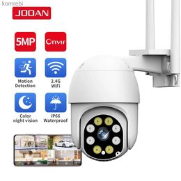 PTZ Camera's Jooan 3MP PTZ WiFi IP Camera Audio CCTV Monitoring Outdoor 4x Digitale Zoom Night Full Color Wireless Waterproof Safety C240412