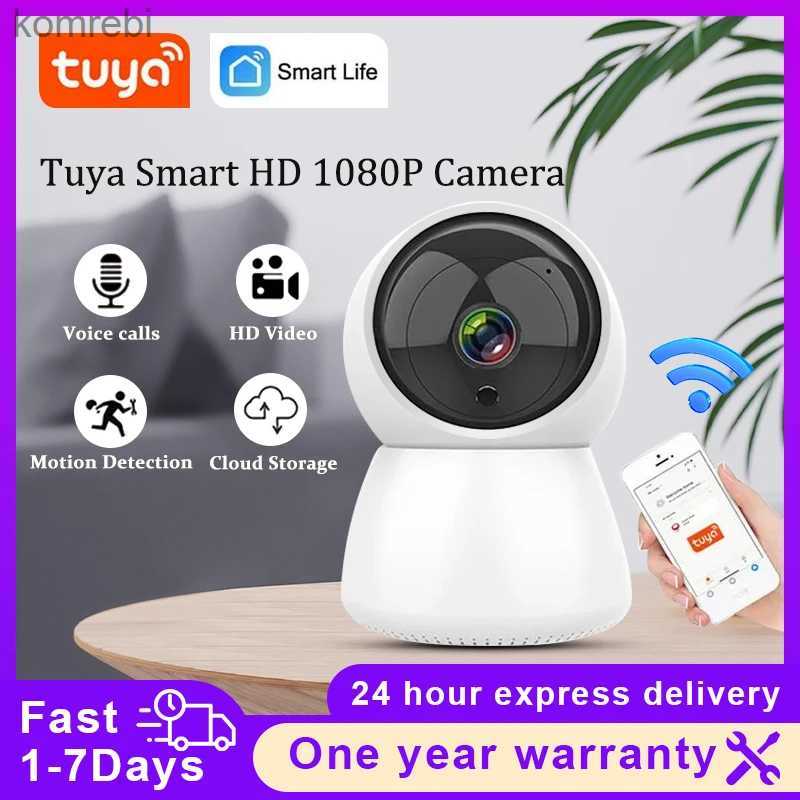 Câmeras PTZ Tuya Smart HD 1080p WiFi IP Câmera Monitorando Câmera de Câmera Automática Segurança Informativa Inteligente Monitor de Wi -Fi sem fio C240412