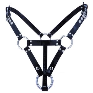 Harnais de ceinture en PU pour Cage de chasteté en métal lecteur BDSM dans différentes tailles adultes Sexy produits intimes jouets sexuels équipement de Bondage