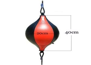 Pu Boxe Fitness Muay Thai Double extrémité boxe vitesse balle sac de boxe poire gonflable équipement de boxe musculation Fitness Gym6652751