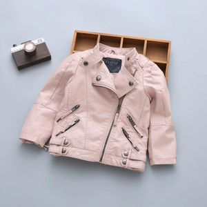 Pu Garçons Enfants Printemps Hiver Manteaux Avec Veste En Cuir De Fourrure Filles Hiver En Plein Air Vestes Enfants Forte