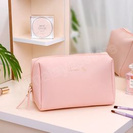 PU Cosmetic Bag for Women Bolsas de almacenamiento de viaje impermeable al aire libre Bolsas de lavado de maquillaje al aire libre Organizador