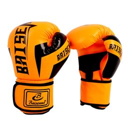 PU Kick Boxing Gants pour adultes Enfants Karaté Muay Thai Guantes de Boxeo Free Fight MMA Sanda Kids Training Equipment 240318