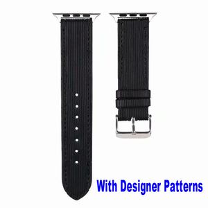 Bracelets en cuir PU pour Apple Watch Band 49mm 45mm 44mm 42mm 41mm 40mm 38mm Remplacement D Designer Fashion Flower Leathers Strap iWatch Ultra Series 8 7 6 5 4 3 2 1 SE