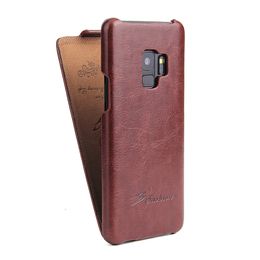 PU lederen tas voor Samsung S8 S9 Real touch lederen tas voor Samsung S7 Edge 3 kleuren