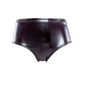 Pantalon de chasteté en cuir PU BDSM sous-vêtements Silicone PU Le cuir PU sexy Plug Plug Dildo Belt de chasteté masculine