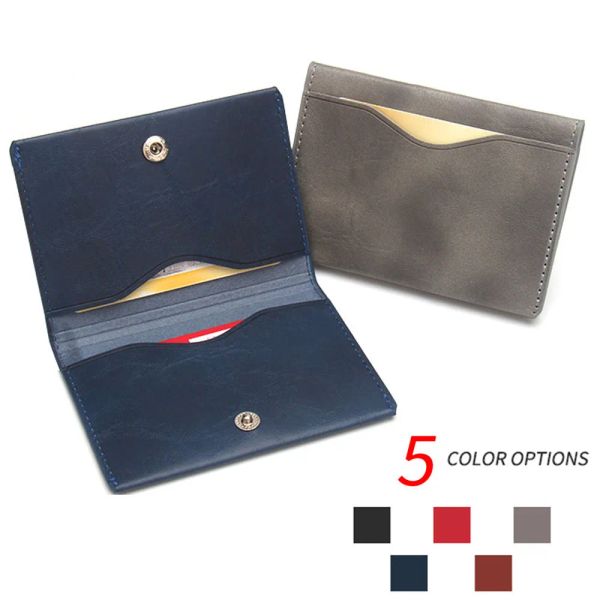 PU Cuir Name Carters Bank Bank Card Bank Color Carte Solid Carte Carte Carte Sleeve Credit Card Carte Id Card Case Business