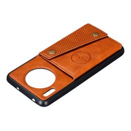 Étui de téléphone en cuir PU pour Huawei Mate 20 30 40 Pro Mate20pro Mate30 Lite Wallet Card Slots Holder Shockproof Back Flip Cover