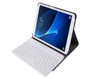 PU lederen smart case met 7 kleuren verlicht verwijderbaar toetsenbord voor Samsung Galaxy Tab A 101 2016 T580 T585 Tablet21925689750847