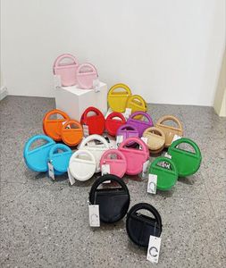 Billeteras de cuero PU rondas grandes bolsos redondos de la moda de la cartera de cartas de la cartera de carcajadas.