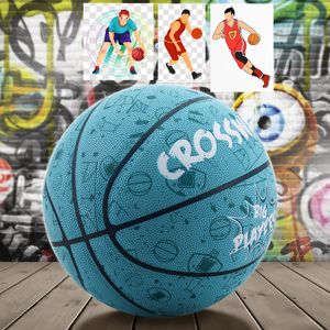 PU antideslizante resistente al desgaste baloncesto al aire libre Freestyle Ball 7 Balon Street baloncesto deportes competición juego de entrenamiento Baloncesto