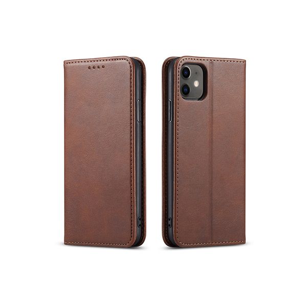 Fundas de teléfono de PU para iphone 14 13 Pro max 11 12 x xs xsmax xr 7 8 plus Samsung S22 S21 s20 ULTRA A33 5G funda magnética de cuero con estampado de becerro