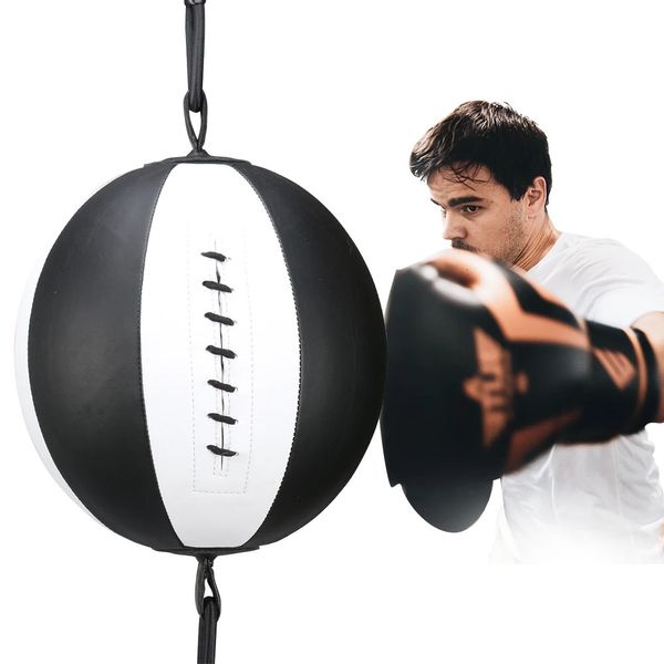 PU Punching Ball Kick Boxing Sac Formation Vitesse de réaction MMA Vitesse Balles Muay Thai Punch Boxe Fitness Équipement de sport Formation 240226