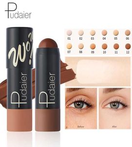 PUDAIER 12 kleuren Concealer Cream Pen Waterdichte Mat Volledige dekking Donkere cirkels Sproeten Cover Face Cosmetics Face Makeup3620150