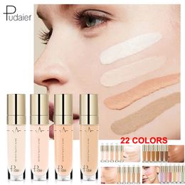 Pudaier 22 Kleuren Contour Concealer Corrector Foundation Base Full Dekking Vloeistof Terugspoelen Schoonheid Gezicht Make-up Oog Donkere Cirkels Primer Skin Brighten Waser Cream