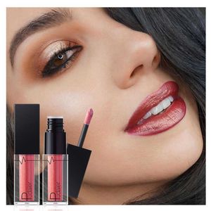 Pudaier 24 colores Glittering Liquid Lipstick de larga duración a prueba de agua Shining Lip Gloss maquiagem maquillaje profesional lipgloss 120pcs / lot DHL
