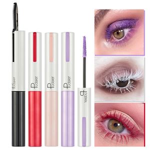 PUDAIER 9 kleur mascara waterdichte snelle droge wimpers krullen extensie make-up wimpers blauw rood paars zwart wit goud inkt mascara