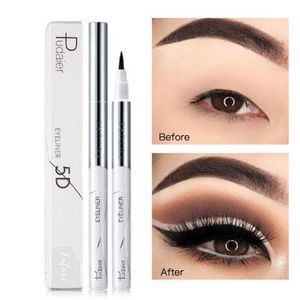 Pudaier Black Liquid Eyeliner Pen Waterdichte Eyeliner Make Cosmetische Langdurige Vloeistof Sneldrogen Droog Natuurlijke Eye Liner Pen Pot Potlood