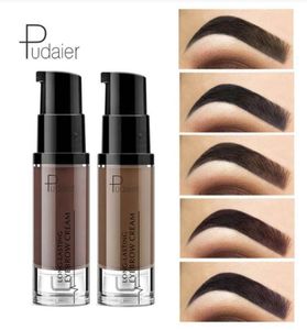 Pudaier Brand Eye Brow Tint Cosmetics Natural Long Lasting Paint Wenkbrauwverbeteraar Bruin Zwart Wenkbrauw Pencilgel Makeup7314714