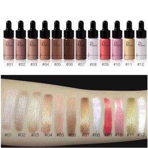 Pudaier Bronzers Highlighters, dat sterfilter in een onmiddellijke teint booster, body luminizer, uitstraling allemaal in één make -up, gezicht bodyglow illuminator freeship