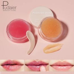 Pudaier Dermabrasion baume à lèvres gommage Miracle estompe les rides cosmétiques exfoliants et hydratants 3 couleurs en option