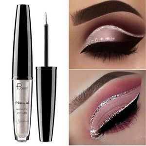 PUDAIER Liquide 16 Couleurs Shimmer Eyeliner Gel Imperméable Longue Durée Glitter Eye Liner Maquillage Or Bleu Argent Eyeliners Cosmétiques