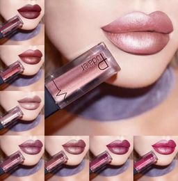 Pudaier Pearlescent Matte Gloss Liquid Liquid Lipstick Moshiturizer imperméable Makeup à lèvres sexy durable 24 Colors2190601
