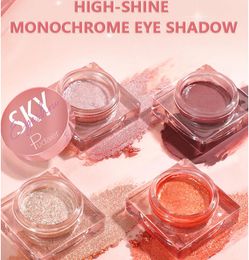Pudaier Single Eye Shadow Palette Colorstay 24 -uur oogmake -up zeer gepigmenteerde crèmeformule in Blendable Matte Shimmer -afwerking