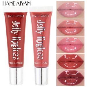 HANDAIYAN Jelly Lip Gloss Moisturizing plumer shinny Liquid Lipstick Lip Plumper Repairing Reduce Lip Mask beauty