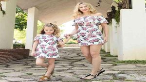 Pudcoco Familie Bijpassende Outfits Zomer Moeder Dochter Vrouwen Kinderen Meisje Strand Jurk Helen115 W220318280G5010137