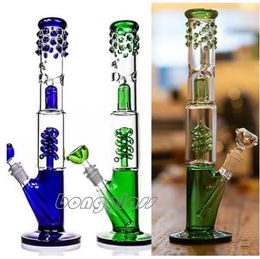 Glazen Bong Hookahs Downstem Perc Heady Dab Rigs Rookol Oil Burner Pipes Bubbler Freeeasble Spoil Chicha Water Bongs 14mm Bowl