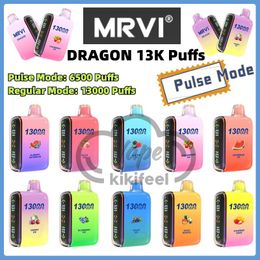 Puff Bar vide vide jetable mrvi dragon 13000 Puffs shisha raisin banane bangea jus 20 ml capacité bouffée 12000 bouffée 20k vape deechable