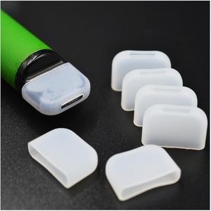 Bladerdeeg Siliconen mondstukhoes voor eenmalig gebruik Druppeltips Siliconen testdoppen Rubberen testtip-testdop