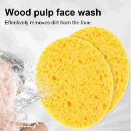 Face bouffante Roule de maquillage Sponge Natural Wood Pulp Sponge CELLULOSE COMPRESS