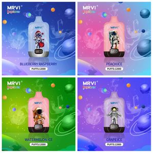 Vape 12000 trekjes Mrvi Explorer Puff 12k Wegwerpvape 12k 22ml Voorgevulde pod 10 smaken 0% 2% 5% Wegwerp E-sigaretten vaper