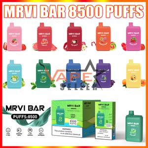 Original MRVI BAR 8500 Puffs Desechable Vape Pen E Cigarette con batería recargable de 650 mAh 15 ml precargada Pod Big Smoking Kit