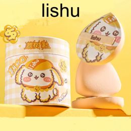 Puff LiShu Marshmallow Air Cushion base Puff súper suave no comer polvo maquillaje licuadora esponja húmedo y seco doble uso