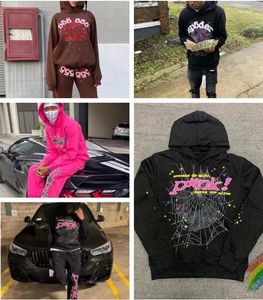 Bladerdeeg Print Sp5der Young Thug 555555 Angel Hoodie Mannen Vrouwen Hoge Kwaliteit Zware Stof Spinnenweb Sweatshirts Trui S-XL