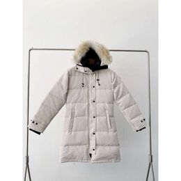 Пуховая женская дизайнерская куртка Canadian Goose средней длины, пуховая куртка, пуховые парки, зимние толстые теплые пальто, женская ветрозащитная уличная одежда