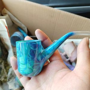 Puffco – tuyaux de fumée de remplacement en verre noir, avec différentes couleurs, petit embout Portable, bricolage, couleur