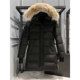 Puffer Designer Canadian Goose Mid Length Version Pufferer Down Womens Jacket Down Parkas Winter Thick Warm Coats Womens Windproof Streetwear C281