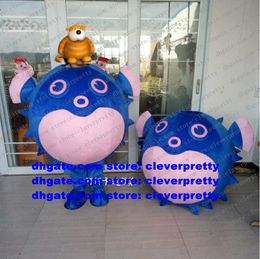 Costume de mascotte de poisson-globe, poisson-globe, Fugu, personnage de dessin animé, Performance sociale de supermarché, zx2872