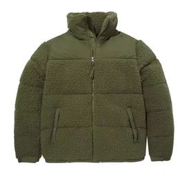 Chaqueta de lana acolchada Sherpa para mujer, abrigos de piel de oveja sintética, abrigos de piel de ante para mujer, abrigo para hombre 109