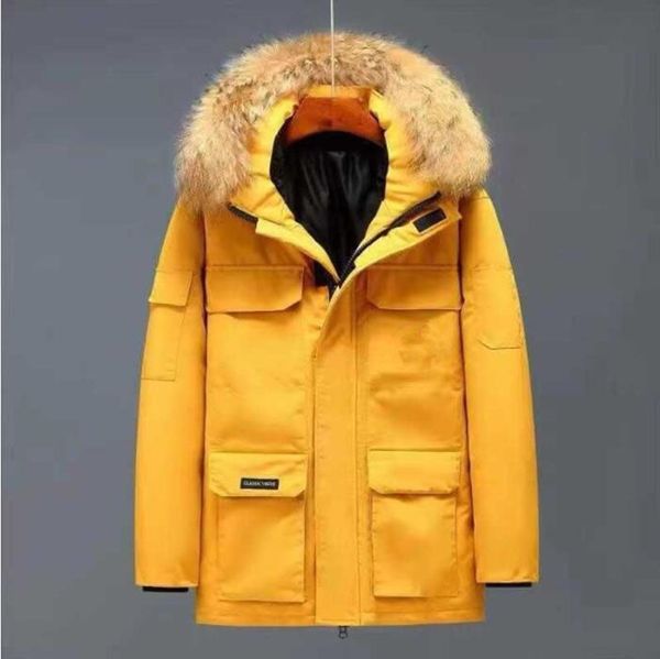 Veste puffer Canada Designer Mens Parka 2024 Winter Men's Down Jacket Hooded 90% manteau de marque épaissie décontractée pour hommes de haute qualité, Tenues de correspondance Z6