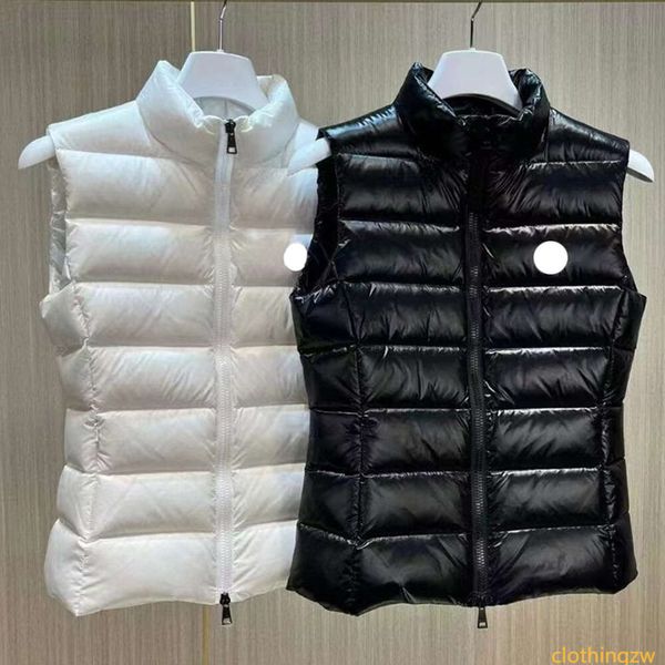 doudoune femme doudoune vestes marque de créateur français sans manches dame gilet luxe broderie badge manteaux d'extérieur taille s/m/l/xl