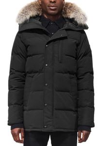 Chaquetas acolchadas para hombre Diseñador Down Parkas nuevo grueso cálido a prueba de viento impermeable sección larga chaqueta delgada abrigo de invierno masculino Doudoune Homme Carson