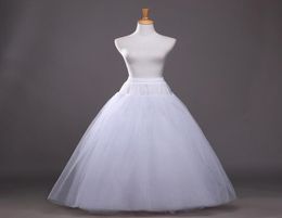 Puffy A Line 6 capas enagua de tul sin aro enaguas de boda para vestidos vintage enagua de crinolina nupcial crinolina 20168025516